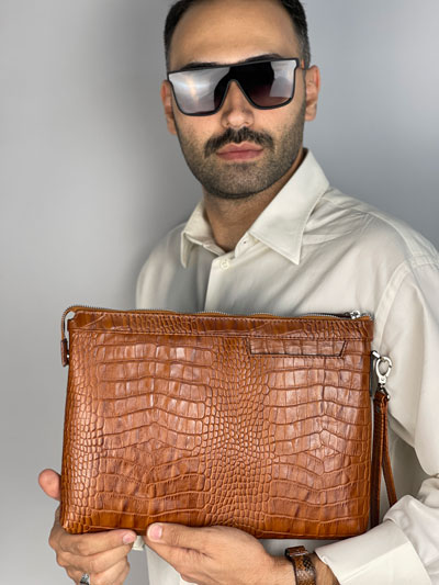 کیف کلاسری چرم گاوی