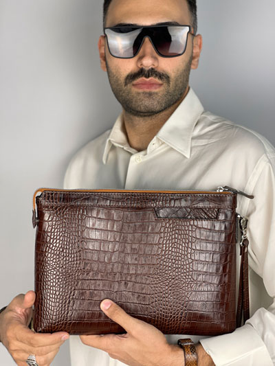 کیف کلاسری چرم گاوی مردانه